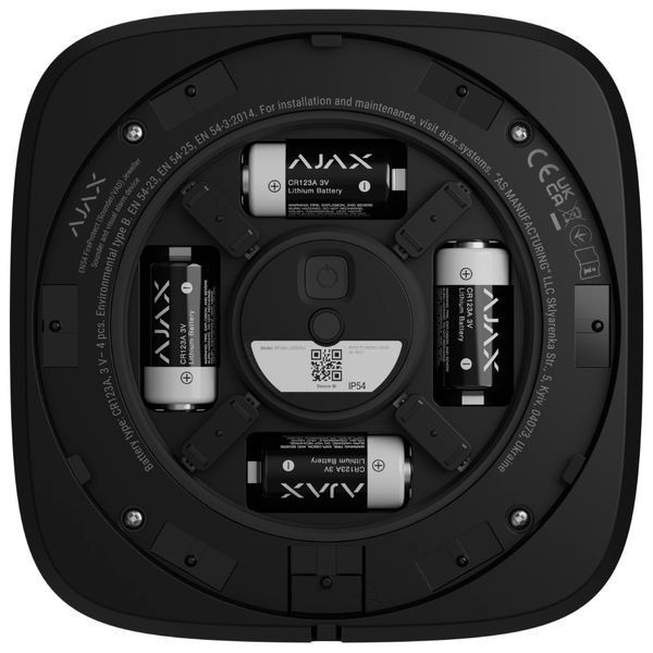 Ajax EN54 FireProtect (Sounder) black пожежний звуковий Сповіщувач 99-10028114 фото