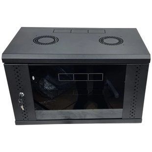 EServer 6U 600х500х370 скло, чорна Шафа 99-10027985 фото