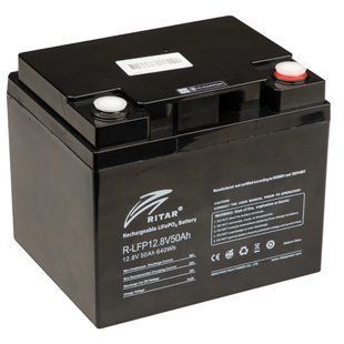 Ritar R-LFP12.8V50AH Акумуляторна батарея з bluetooth 99-00018506 фото