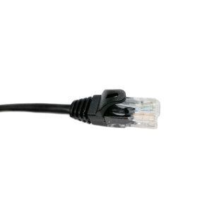 Патч-корд E-server UTP, 0.5 м, кат. 5e чорний 99-00006954 фото