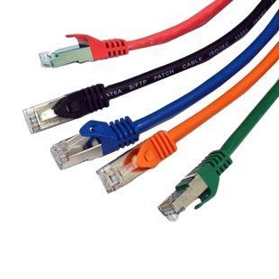 Патч-корд S/FTP L&W ELECTRONICAL 1 м, кат. 6А, синий, LW 99-00006955 фото