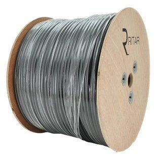 RITAR B305-3C2V + 2x0.5mm, 0,5 мм.CU, 64x0.12m CCA Кабель коаксіальний з живленням 305 м 99-10036846 фото