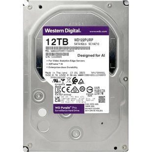 Western Digital WD122PURP 12Тб Жорсткий диск внутрішній 99-10025196 фото