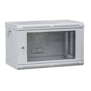 VAGO TC Шафа телекомунікаційна 19", настінна 9U (505х600х600) двері акріл, сіра 99-00008730 фото