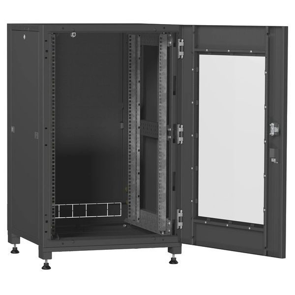 IPCOM С-18U-06х06-ДC-ПГ-9005 Шафа телекомунікаційна підлогова 99-10036823 фото
