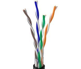 OK-Net КПП-ВП (100) UTP кат.5е, 4х2х0.49 бухта 305м Вита пара (UTP мідь зовнішній) 99-00019593 фото