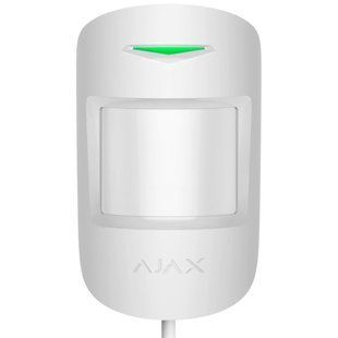 Дротовий сповіщувач руху Ajax Superior MotionProtect Plus white Fibra 99-10037894 фото