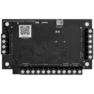 Модуль для інтеграції 8ми дротових пристроїв Ajax Superior MultiTransmitter IO (4X4) Fibra 99-10025761 фото