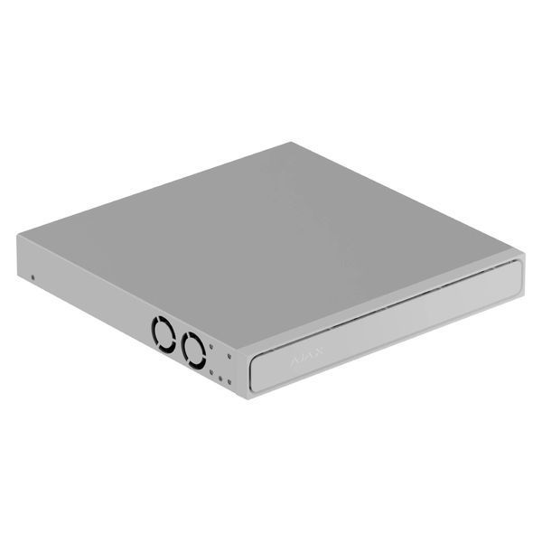Відеореєстратор Ajax NVR H2D8PAC (8ch) white HDMI 4K 16Тб PoE 99-10037684 фото