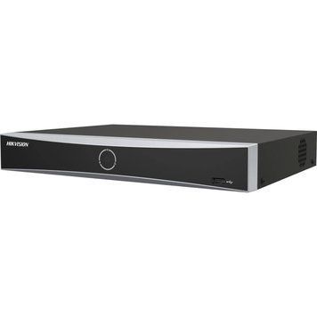 DS-7604NXI-K1/4P(B) 4-канальний PoE 1U K AcuSense 4K Відеореєстратор Hikvision 99-00016130 фото