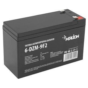 AGM MERLION 6-DZM-9 12V 9Ah F2 Акумуляторна батарея тягова 99-10034633 фото