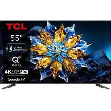 TCL 55C69BPRO Pro 4K Smart Google TV Titan ONKYO Телевізор 99-10029953 фото