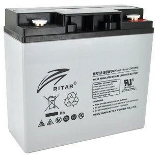 AGM RITAR HR1288W 22А&bull;г 12В Свинцево-кислотна акумуляторна батарея 99-00022381 фото