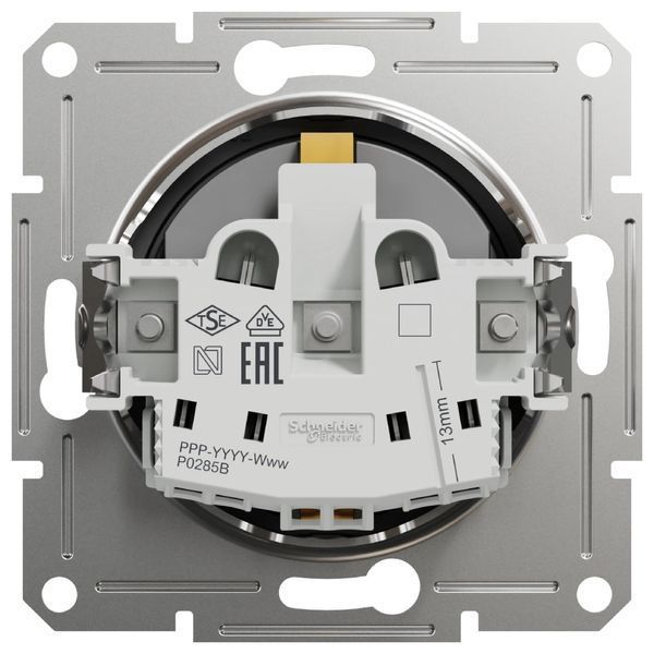 Schneider Electric Asfora EPH2900271 Розетка із заземленням та шторками антрацит 99-00018347 фото