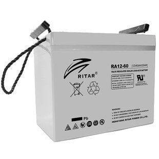 RITAR RA12-60 60A&bull;г 12В Свинцево-кислотна акумуляторна батарея 99-00022383 фото