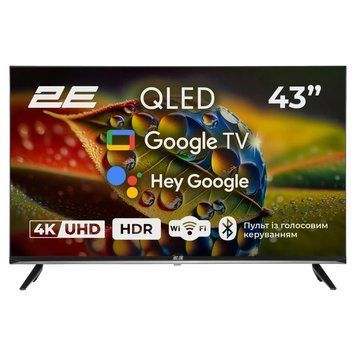 2E 43A77Q 43&rdquo; дюйма 3840x2160 QLED Google TV Телевізор 99-00023149 фото