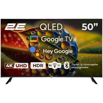 2E 50A77Q 50" дюймів 3840x2160 QLED Google TV Телевізор 99-00023150 фото
