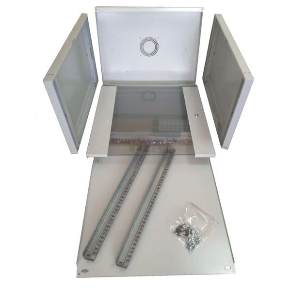 WMNC66-15U-FLAT Шафа 15U 600x60 мм настінна розбірна Hypernet 99-00008843 фото