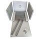 WMNC66-15U-FLAT Шафа 15U 600x60 мм настінна розбірна Hypernet 99-00008843 фото 2