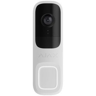 Ajax Doorbell White RAL 9003 Відеодзвінок 99-10024639 фото